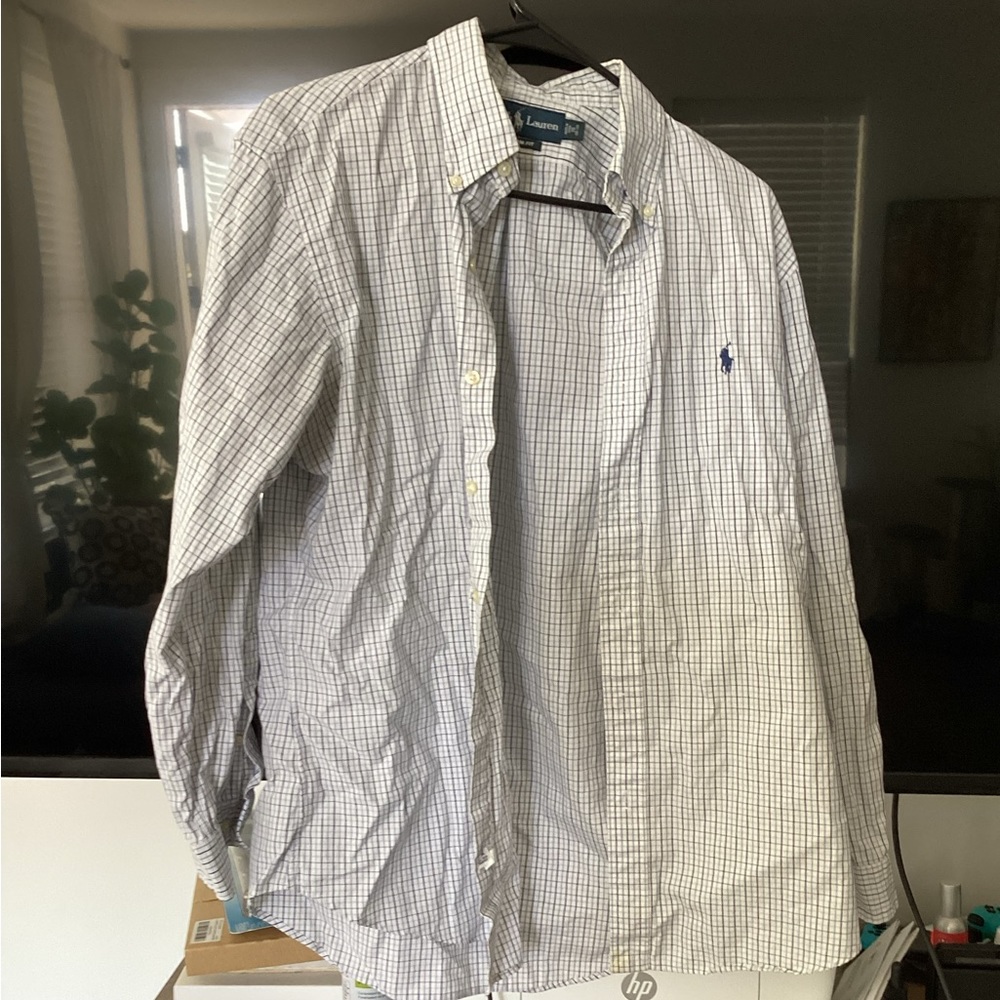 Ralph Lauren Custom Fit Size 16 Button Down